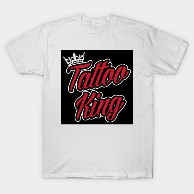 Tattoo King (black) T-Shirt by nektarinchen
